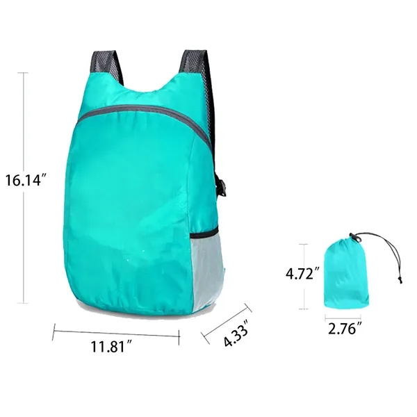 Outdoor Water Resistant Lightweight Packable Backpack - Outdoor Water Resistant Lightweight Packable Backpack - Image 1 of 4
