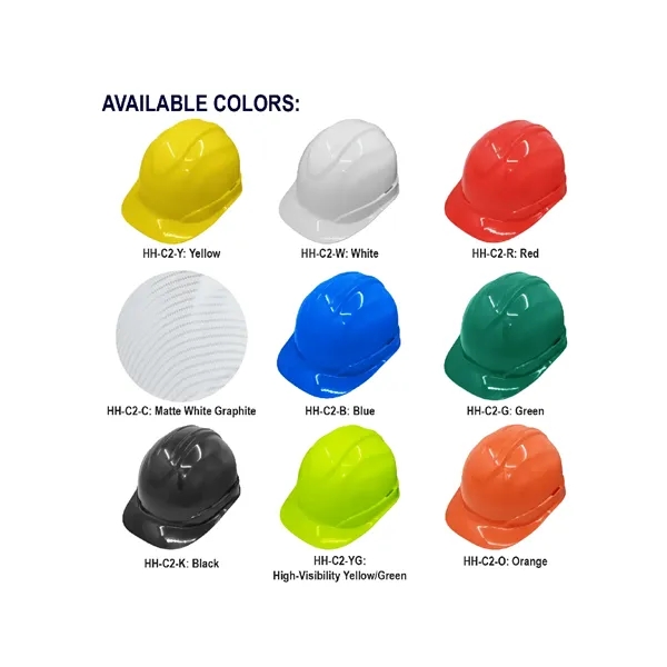 White Unvented Cap Style Hard Hat With Six-Point Ratchet - White Unvented Cap Style Hard Hat With Six-Point Ratchet - Image 5 of 5