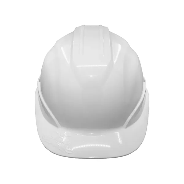 White Unvented Cap Style Hard Hat With Six-Point Ratchet - White Unvented Cap Style Hard Hat With Six-Point Ratchet - Image 2 of 5