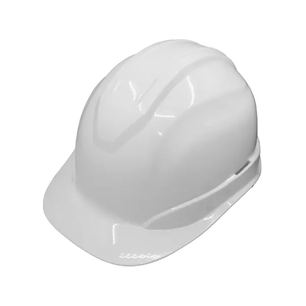 White Unvented Cap Style Hard Hat With Six-Point Ratchet - White Unvented Cap Style Hard Hat With Six-Point Ratchet - Image 0 of 5