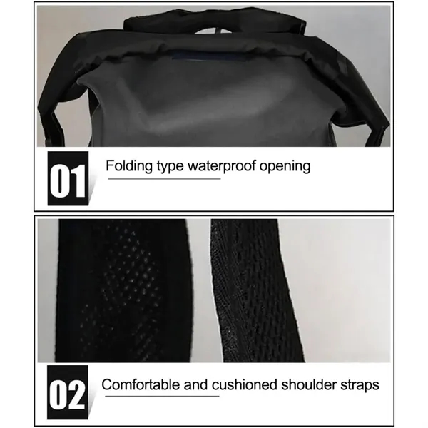 Waterproof 25L Dry Backpack - Waterproof 25L Dry Backpack - Image 4 of 6