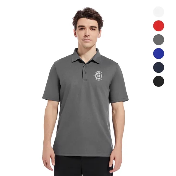 Men's Sports Micro Pique Tech Polo Shirt - Men's Sports Micro Pique Tech Polo Shirt - Image 0 of 3