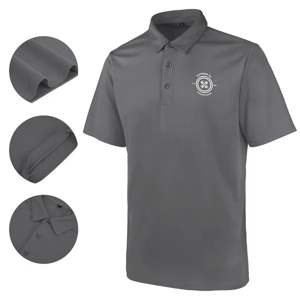 Men's Sports Micro Pique Tech Polo Shirt - Men's Sports Micro Pique Tech Polo Shirt - Image 1 of 3