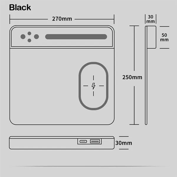 Wireless Charging Mouse Pad - Wireless Charging Mouse Pad - Image 1 of 7