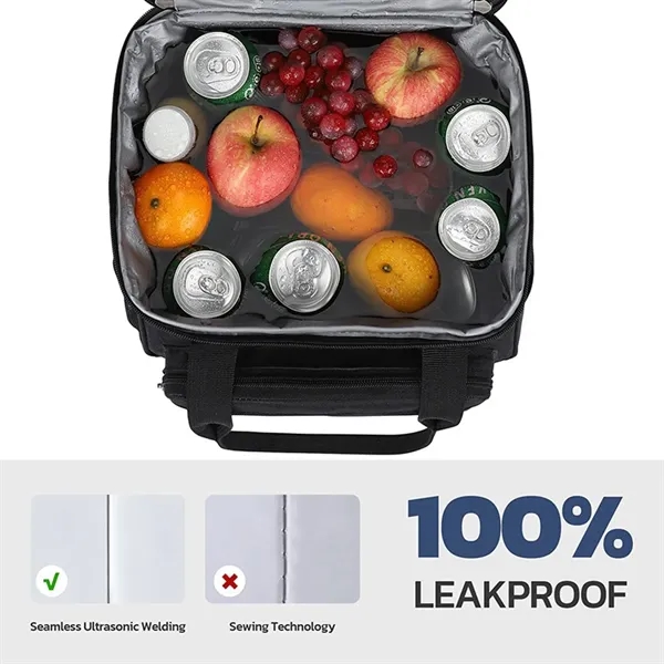 23L Double Deck Insulated Cooler Lunch Bag - 23L Double Deck Insulated Cooler Lunch Bag - Image 6 of 7