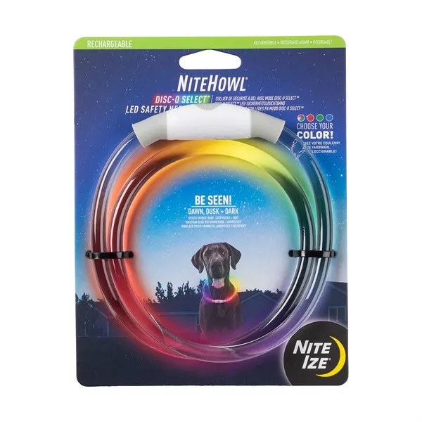 NITE IZE® NITEHOWL® RECHARGEABLE LED SAFETY NECKLACE