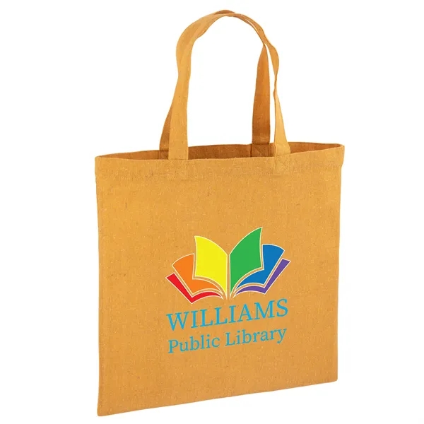 Recycled Cotton Canvas Tote Bag 15" x 15" - Full Color - Recycled Cotton Canvas Tote Bag 15" x 15" - Full Color - Image 1 of 11