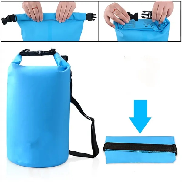 10L Floating Waterproof Dry Bag Backpack With Shoulder Strap - 10L Floating Waterproof Dry Bag Backpack With Shoulder Strap - Image 2 of 4