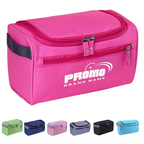 Portable Zipper Waterproof Cosmetic Toiletry Bag Kit - Portable Zipper Waterproof Cosmetic Toiletry Bag Kit - Image 0 of 4