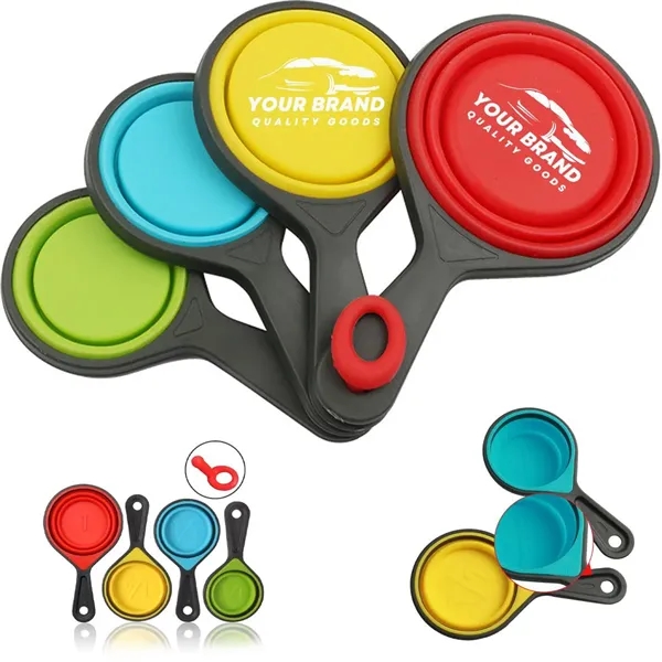 Food Grade Silicone Collapsible Portable Tool Measuring Cup - Food Grade Silicone Collapsible Portable Tool Measuring Cup - Image 0 of 4
