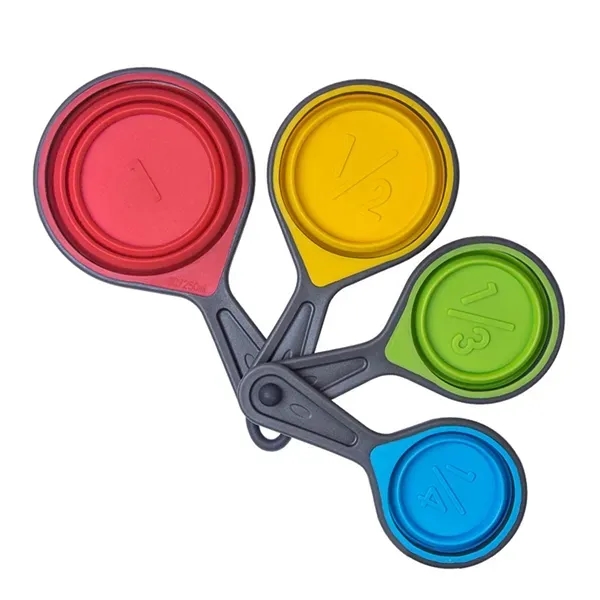 Food Grade Silicone Collapsible Portable Tool Measuring Cup - Food Grade Silicone Collapsible Portable Tool Measuring Cup - Image 4 of 4
