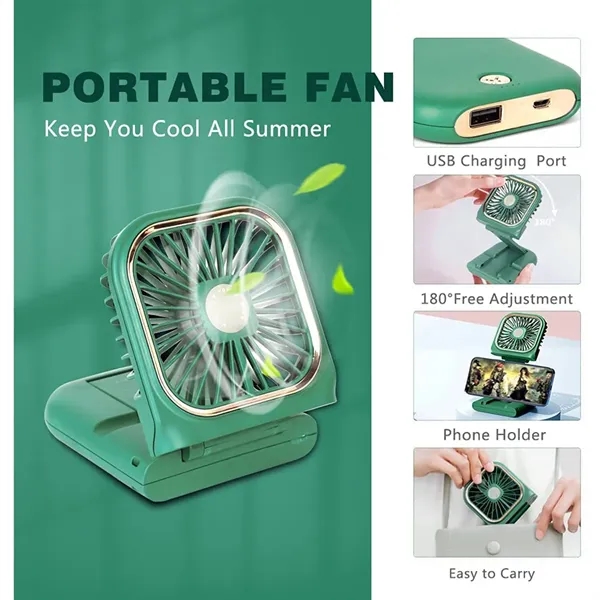 Portable Charger Fan Power Bank - Portable Charger Fan Power Bank - Image 2 of 8