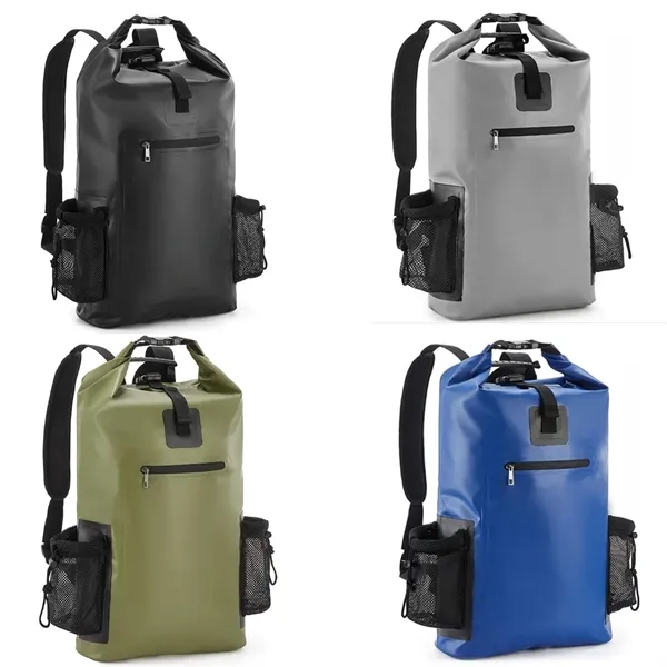 Waterproof Floating Dry Sack Backpack Kayak Rafting Bag - Waterproof Floating Dry Sack Backpack Kayak Rafting Bag - Image 5 of 5