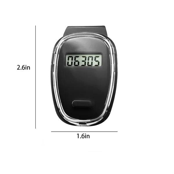 Simple LCD Display Counter Walking Pedometer With Clip - Simple LCD Display Counter Walking Pedometer With Clip - Image 1 of 2