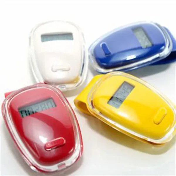 Simple LCD Display Counter Walking Pedometer With Clip - Simple LCD Display Counter Walking Pedometer With Clip - Image 2 of 2
