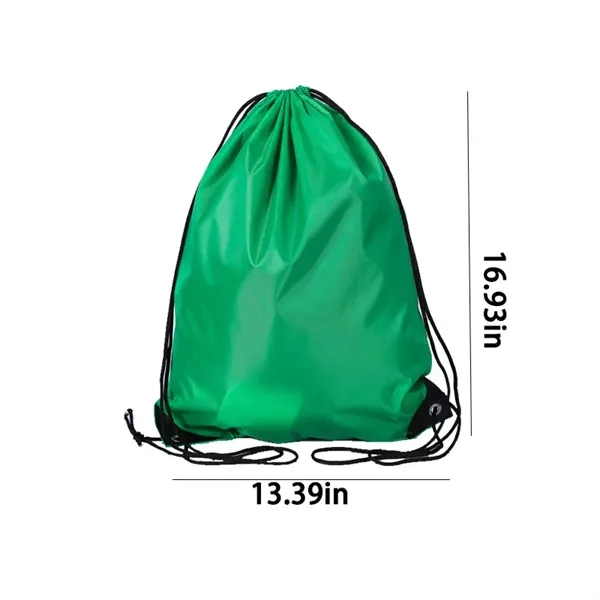 Custom Oxford Drawstring Closure Backpack - Custom Oxford Drawstring Closure Backpack - Image 1 of 2