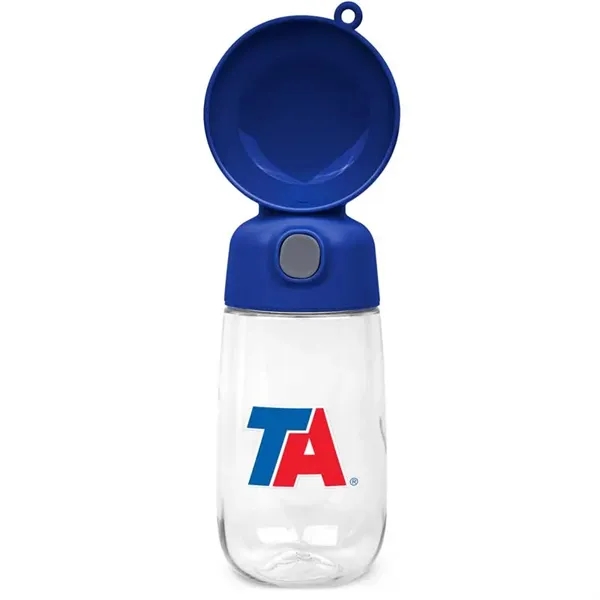 Pet 13 oz. Water Bottle with Bowl - Pet 13 oz. Water Bottle with Bowl - Image 0 of 7