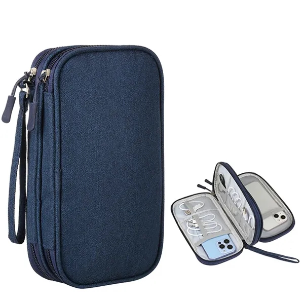 Electronic Accessories Organizer Travel Cable Bag - Electronic Accessories Organizer Travel Cable Bag - Image 1 of 5