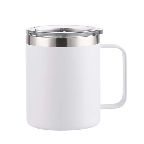 12oz Stainless Steel Insulated Coffee Mug With Handle - 12oz Stainless Steel Insulated Coffee Mug With Handle - Image 9 of 10