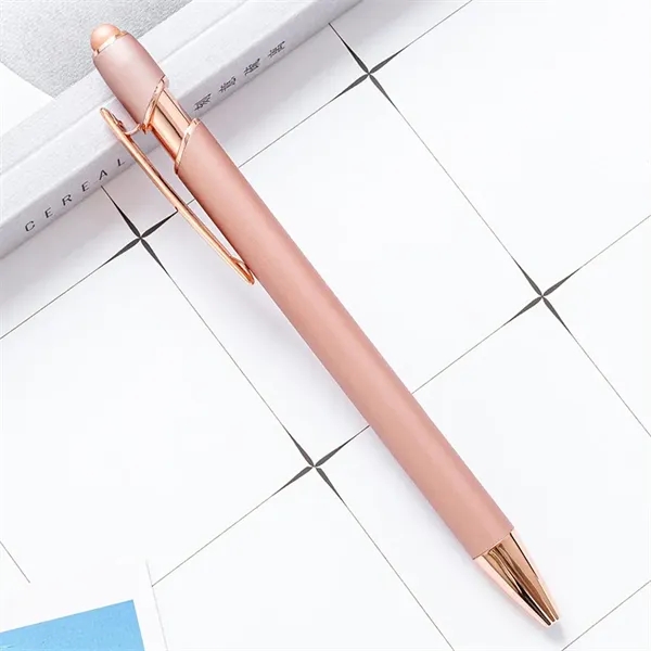 2 in 1 Metal Ballpoint Pen with Stylus Tip - 2 in 1 Metal Ballpoint Pen with Stylus Tip - Image 2 of 4