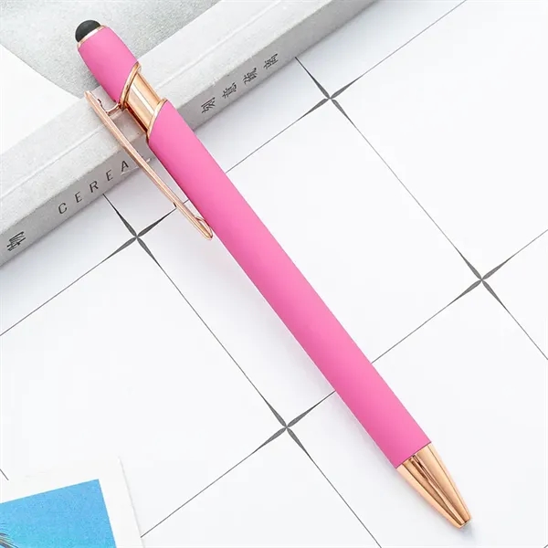 2 in 1 Metal Ballpoint Pen with Stylus Tip - 2 in 1 Metal Ballpoint Pen with Stylus Tip - Image 3 of 4