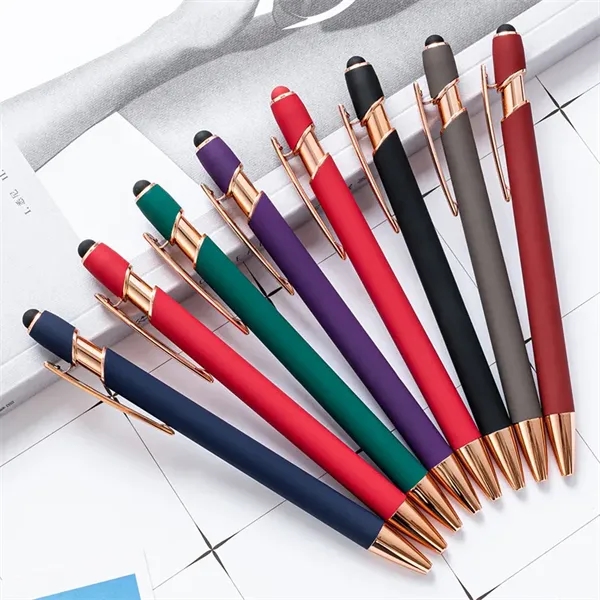 2 in 1 Metal Ballpoint Pen with Stylus Tip - 2 in 1 Metal Ballpoint Pen with Stylus Tip - Image 4 of 4