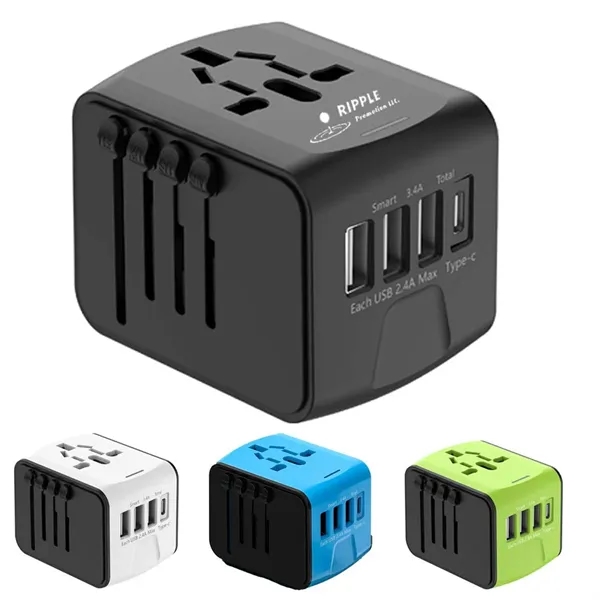 Universal International Travel Power Plug Adapter - Universal International Travel Power Plug Adapter - Image 0 of 3