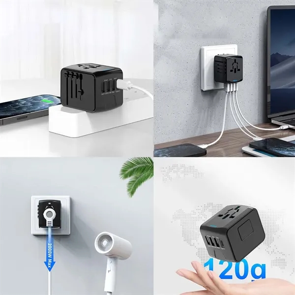 Universal International Travel Power Plug Adapter - Universal International Travel Power Plug Adapter - Image 2 of 3