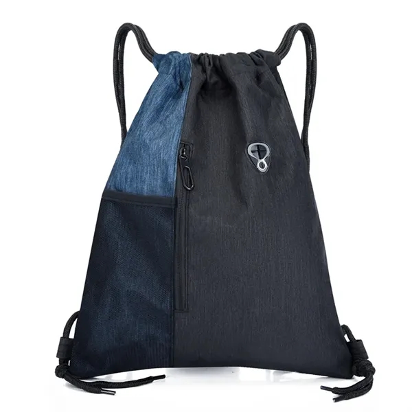 Drawstring Backpack Sports Gym Bag - Drawstring Backpack Sports Gym Bag - Image 0 of 6