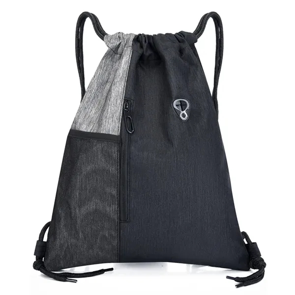 Drawstring Backpack Sports Gym Bag - Drawstring Backpack Sports Gym Bag - Image 4 of 6