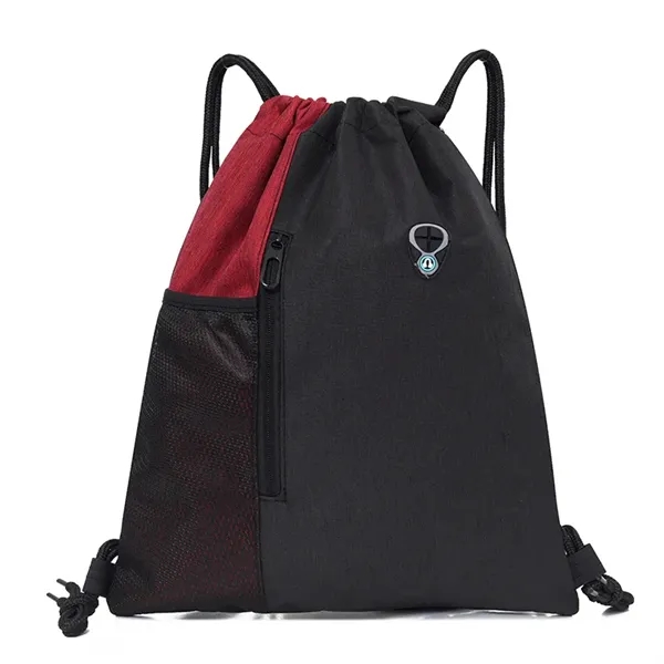 Drawstring Backpack Sports Gym Bag - Drawstring Backpack Sports Gym Bag - Image 6 of 6