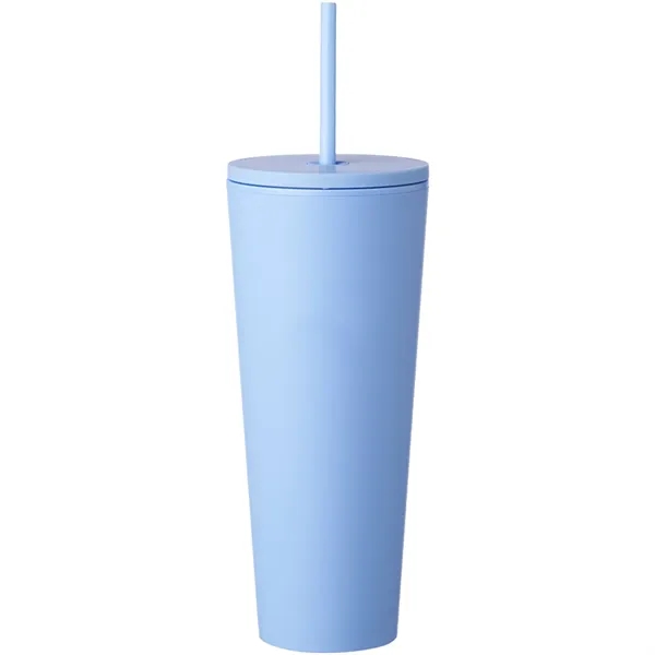 Kenai Plastic Tumbler, 24 oz, with Straw - Kenai Plastic Tumbler, 24 oz, with Straw - Image 2 of 4
