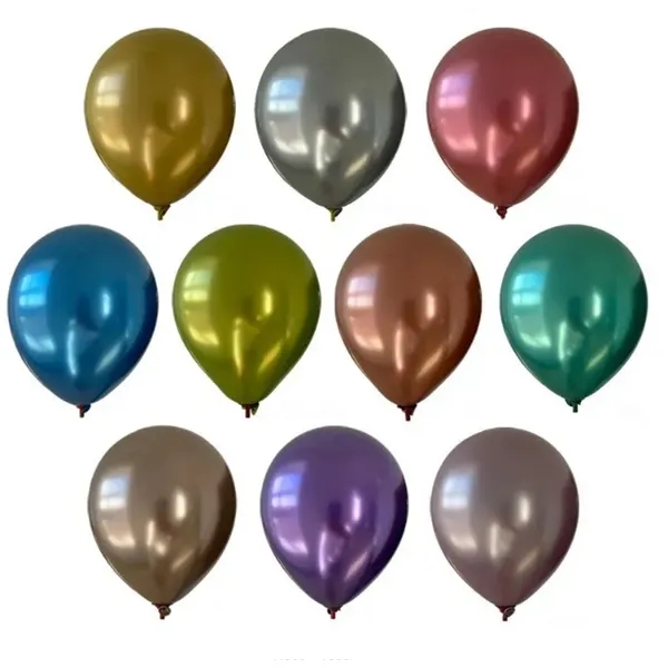 Custom 10" Metallic Latex Balloons - Custom 10" Metallic Latex Balloons - Image 3 of 4