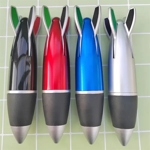 Rocket 4-Color Ballpoint Pen - Rocket 4-Color Ballpoint Pen - Image 0 of 3