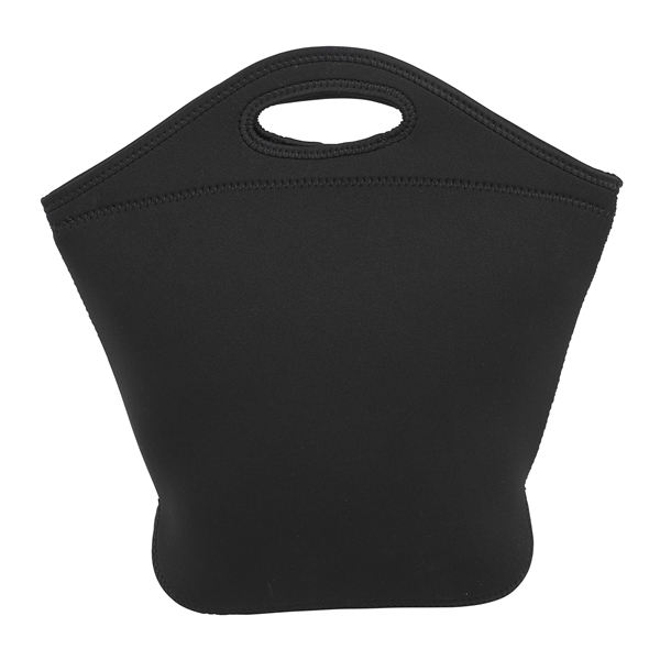 Large Hideway Lunch Tote Cooler (Black Neoprene)
