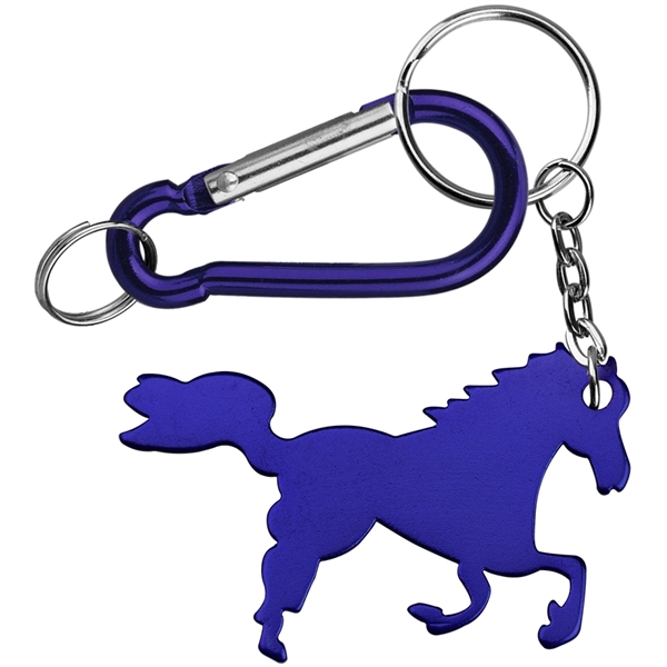 Horse / Pony Shape Key Chain and Carabiner - Horse / Pony Shape Key Chain and Carabiner - Image 4 of 4