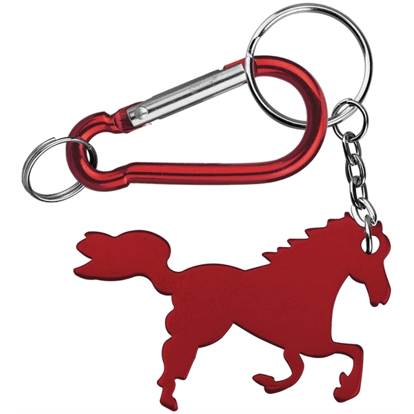 Horse / Pony Shape Key Chain and Carabiner - Horse / Pony Shape Key Chain and Carabiner - Image 3 of 4