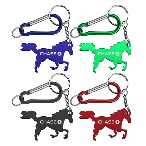 Horse / Pony Shape Key Chain and Carabiner - Horse / Pony Shape Key Chain and Carabiner - Image 0 of 4