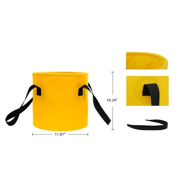 Collapsible Portable Round Outdoor Bucket - Collapsible Portable Round Outdoor Bucket - Image 1 of 1