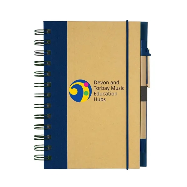 Full color Eco-Inspired Spiral Notebook & Pen - Full color Eco-Inspired Spiral Notebook & Pen - Image 6 of 6