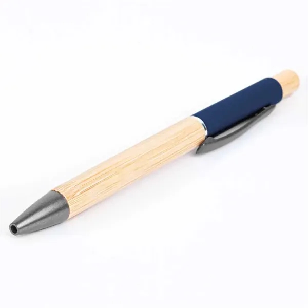 Bamboo Barrel Pen with Gun Metal Clip - Bamboo Barrel Pen with Gun Metal Clip - Image 12 of 14