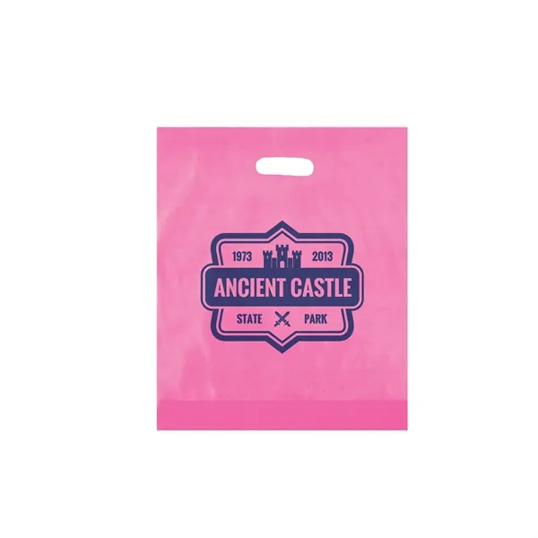 Frosted Plastic Die Cut Bag - Flexo Ink - Frosted Plastic Die Cut Bag - Flexo Ink - Image 11 of 14