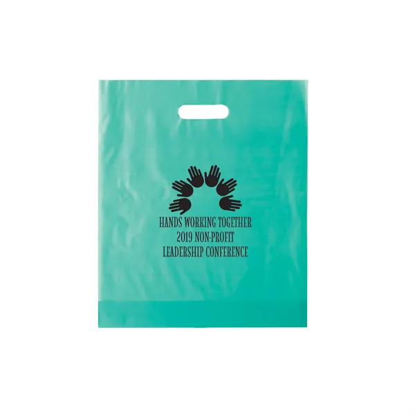 Frosted Plastic Die Cut Bag - Flexo Ink - Frosted Plastic Die Cut Bag - Flexo Ink - Image 13 of 14
