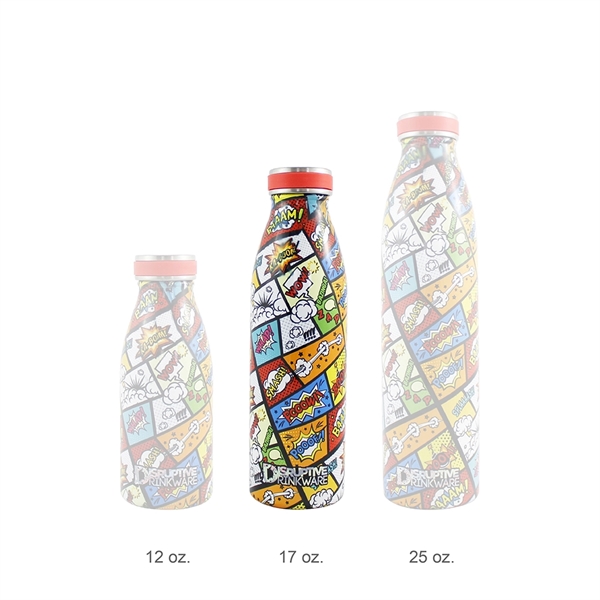 17oz Disruptive Drinkware Thermal Bottle, Comic Design - 17oz Disruptive Drinkware Thermal Bottle, Comic Design - Image 0 of 0