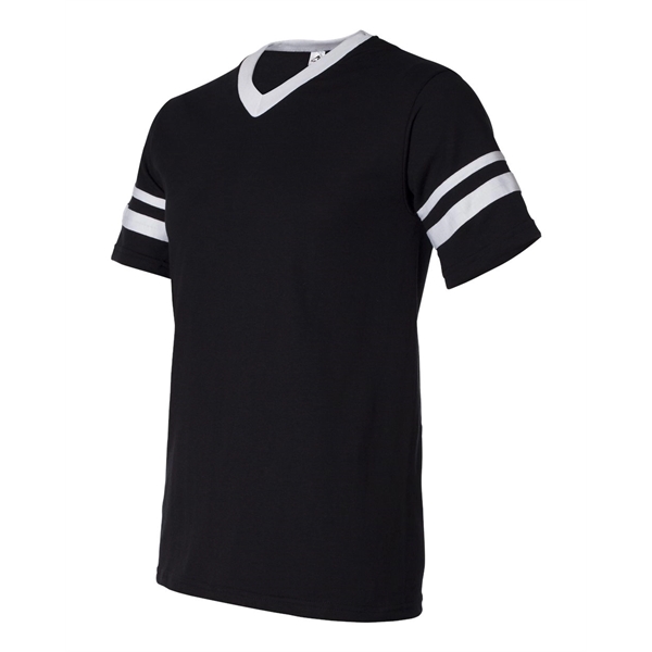 Augusta Sportswear V-Neck Jersey with Striped Sleeves - Augusta Sportswear V-Neck Jersey with Striped Sleeves - Image 2 of 74