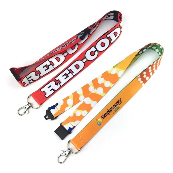 Full Color Imprint Weave Dye Sublimation Lanyard - Full Color Imprint Weave Dye Sublimation Lanyard - Image 1 of 1