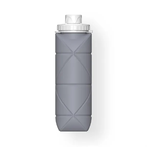 BPA-free silicone Lightweight and foldable water bottle - BPA-free silicone Lightweight and foldable water bottle - Image 3 of 8