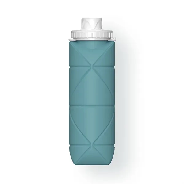 BPA-free silicone Lightweight and foldable water bottle - BPA-free silicone Lightweight and foldable water bottle - Image 4 of 8