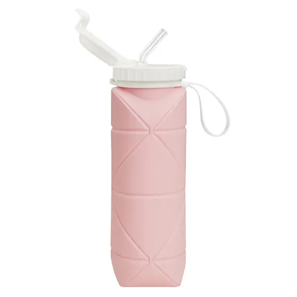 BPA-free silicone Lightweight and foldable water bottle - BPA-free silicone Lightweight and foldable water bottle - Image 8 of 8