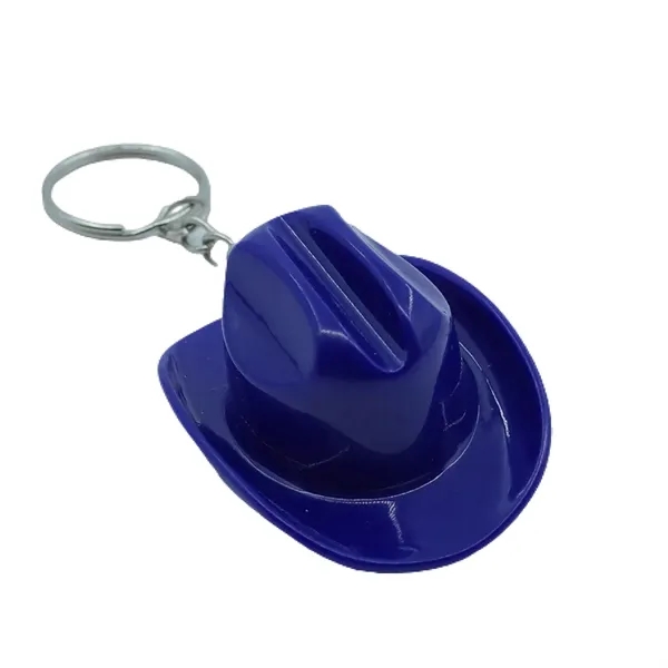Cowboy Hat Bottle Opener Keychain - Cowboy Hat Bottle Opener Keychain - Image 6 of 11